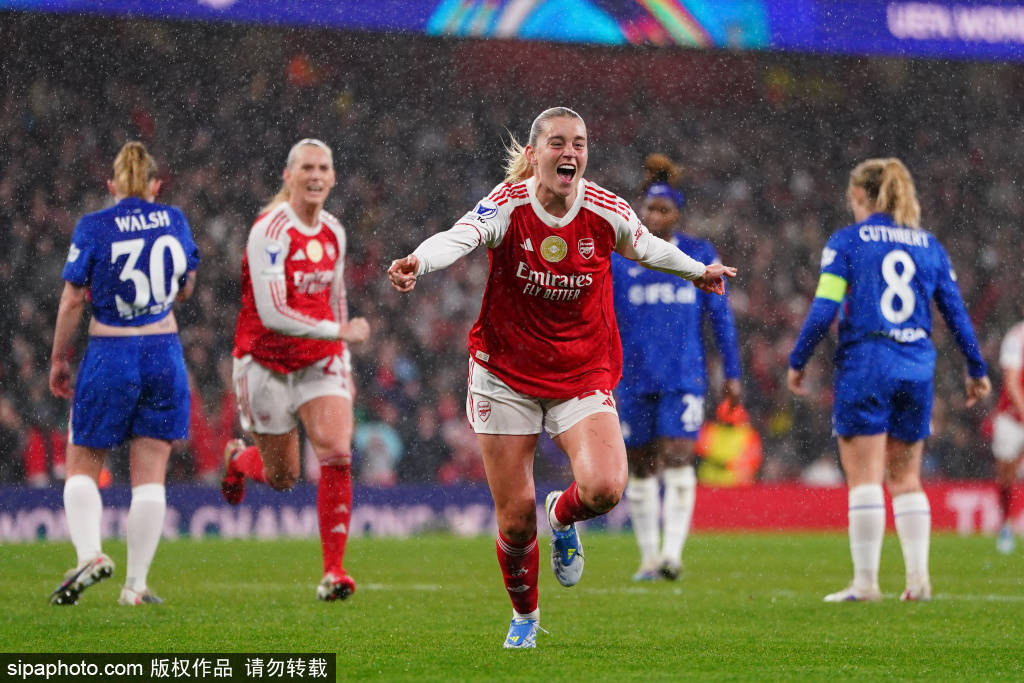 女足欧洲冠军联赛：阿森纳女足vs切尔西女足